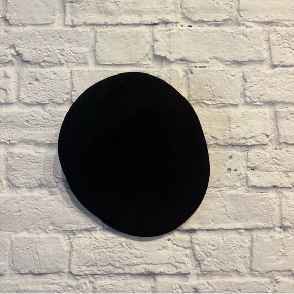 Kangol “Wool 504” black 100% pure new wool flat cap hat (XL) - Picture 3 of 7